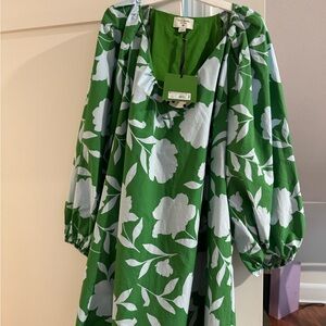 Kate Spade for Target Dress Green and Blue with pockets!